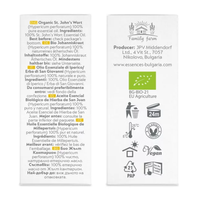 БИО Етерично масло Жълт кантарион 8