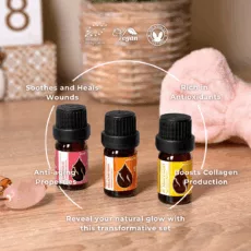 En glowing skin set infographic 2