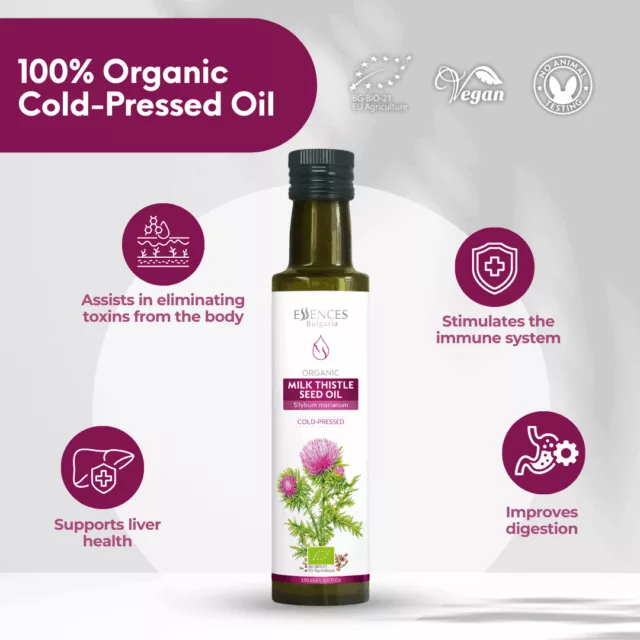 En milk thistle oil infographic 1