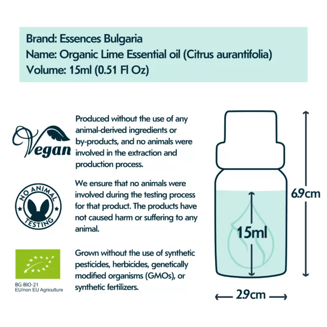 Lime bottle size and volume graphic new