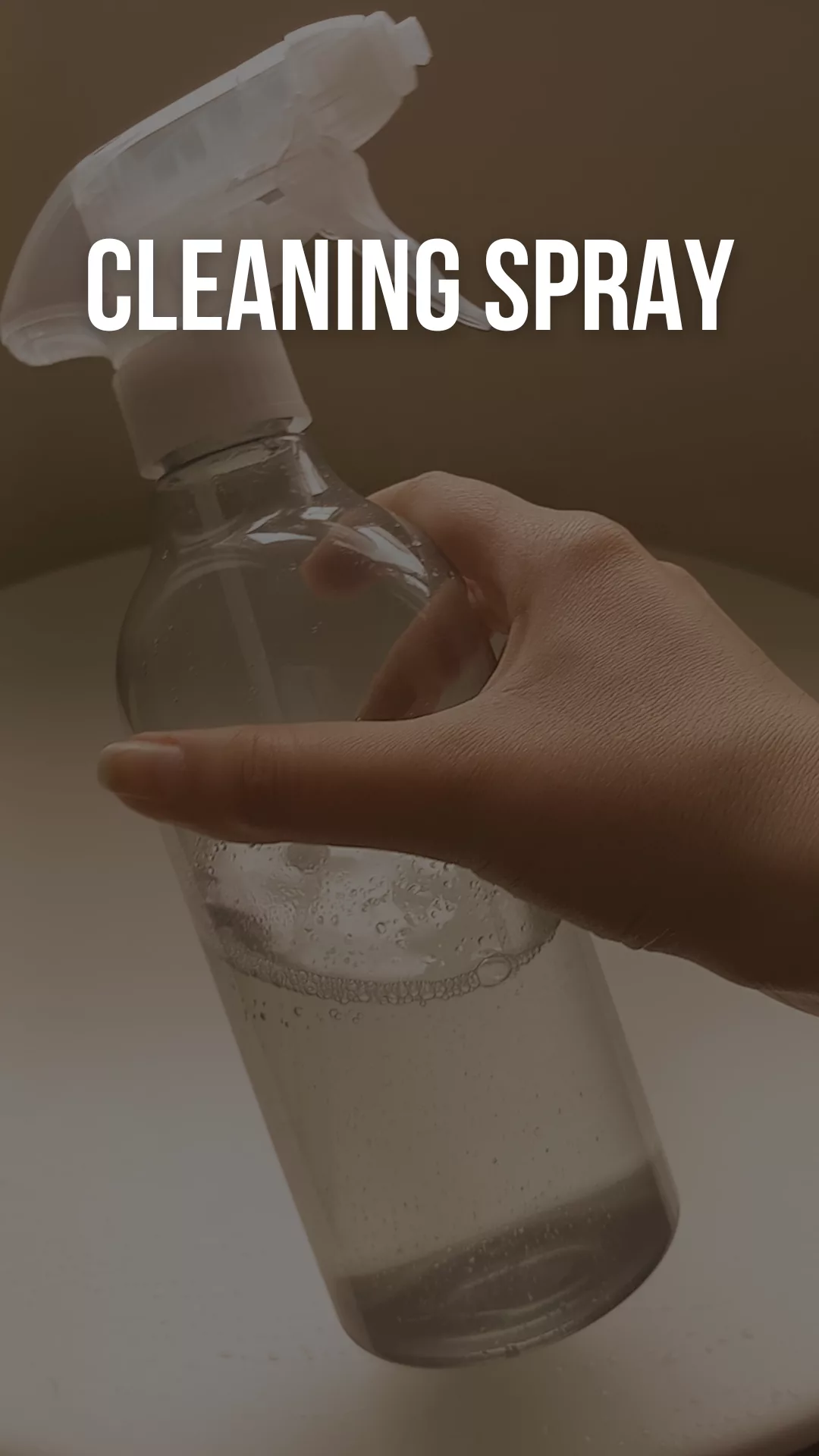Natural cleaning spray