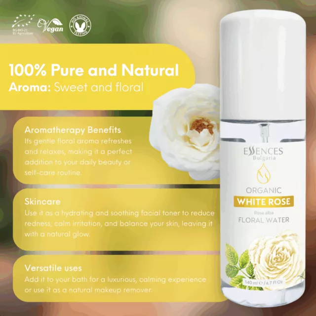 New en white rose floral water infographic 1