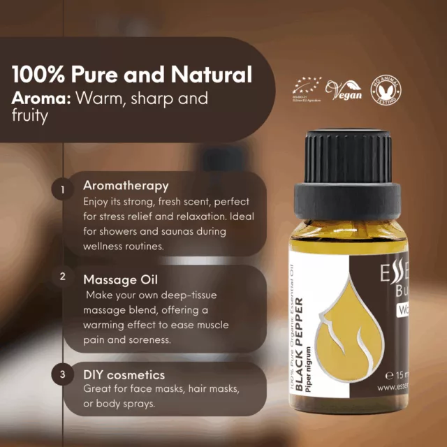 En black pepper infographic