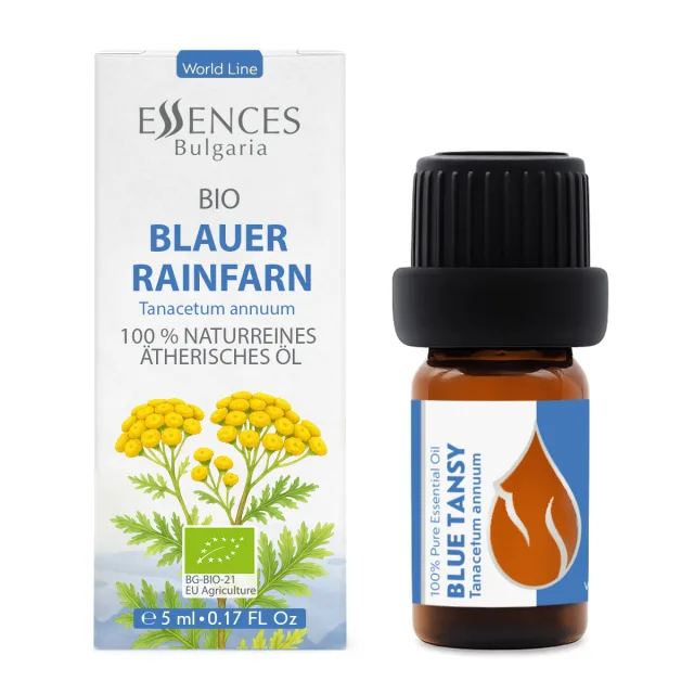 Blue tansy front de bio