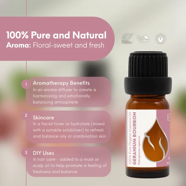 En geranium bourbon infographic 2