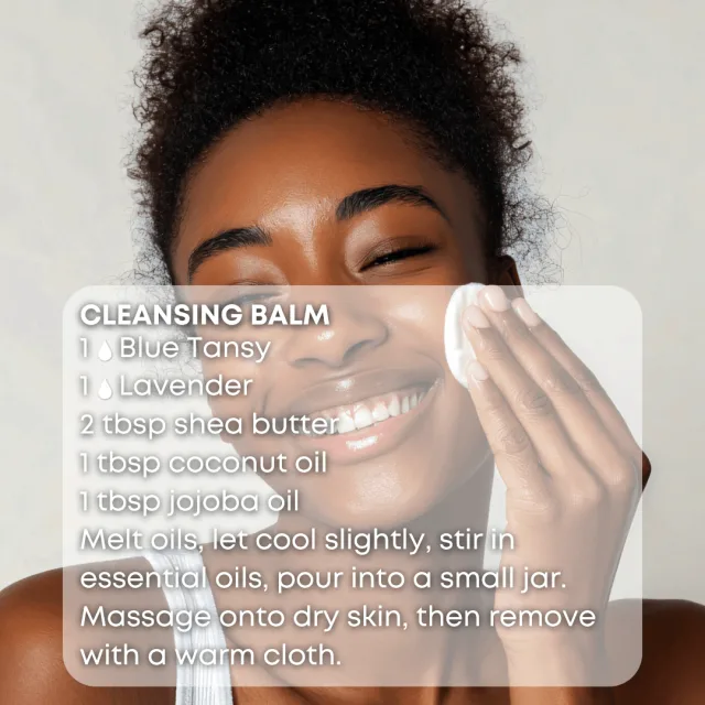 Essences bulgaria blue tansy essential oil cleansing balm