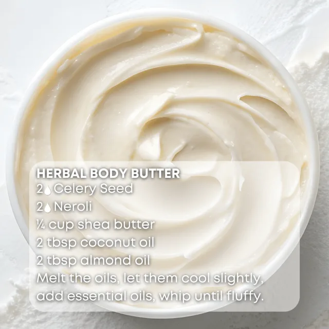 Essences bulgaria celery seed essential oil body butter