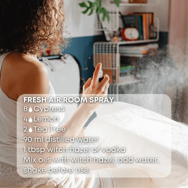 Essences bulgaria cypress essential oil room spray