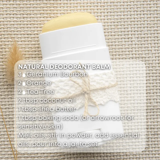 Essences bulgaria geranium essential oil deodorant balm