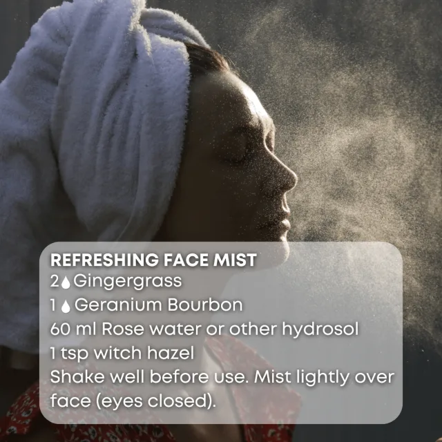 Essences bulgaria gingergrass essential oil face mist