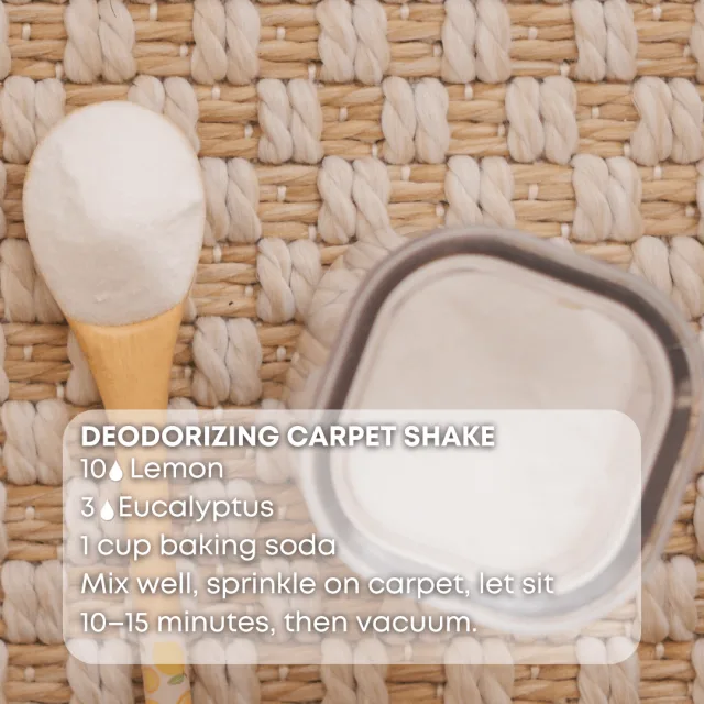 Essences bulgaria lemon essential oil deodorizing carpet powder