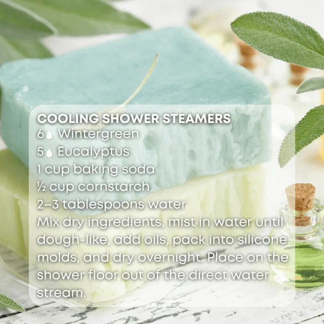 Essences bulgaria wintergreen essential oil shower steamers