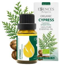 Organic cypress essential oil (15ml) front