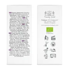 Organic peppermint essential oil (50ml) sides